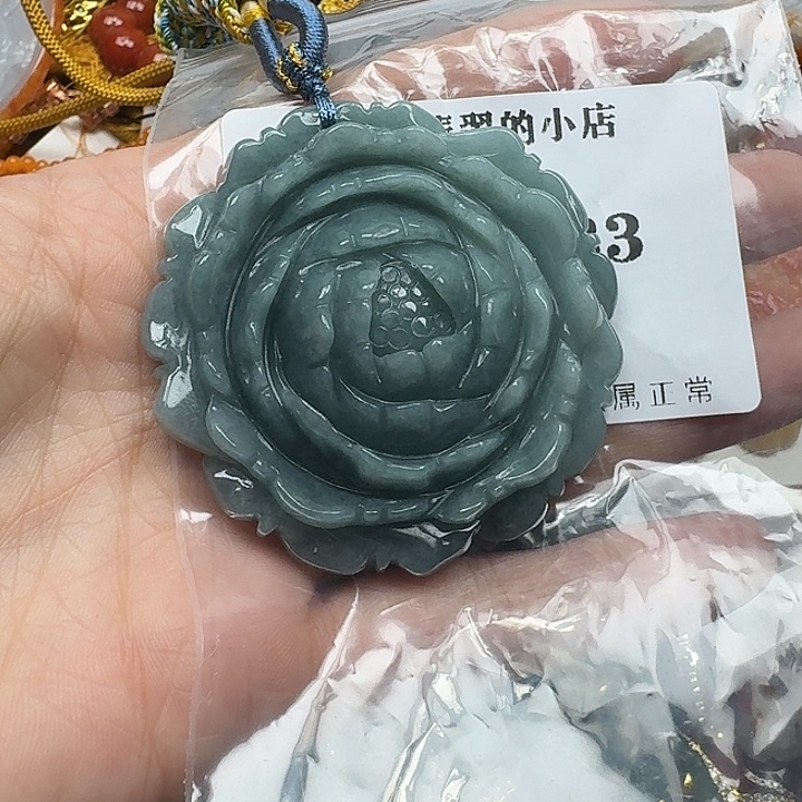翡翠未镶嵌项链翡翠