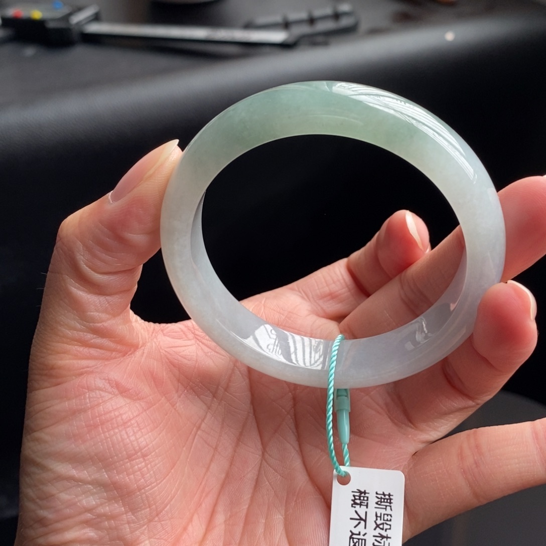 未镶嵌手镯翡翠55正圈