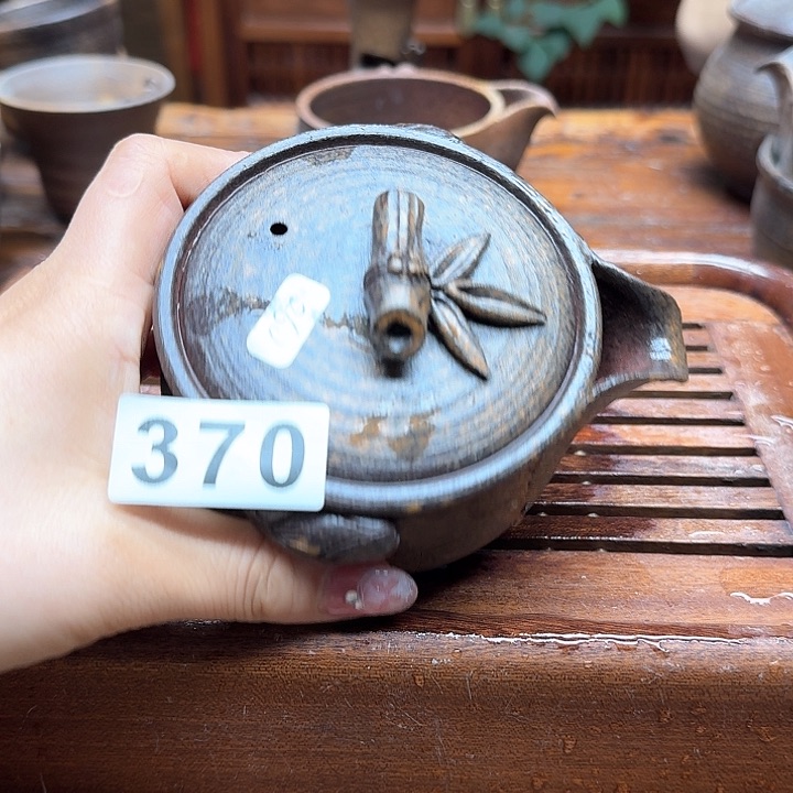 纯手工制作粗陶茶具