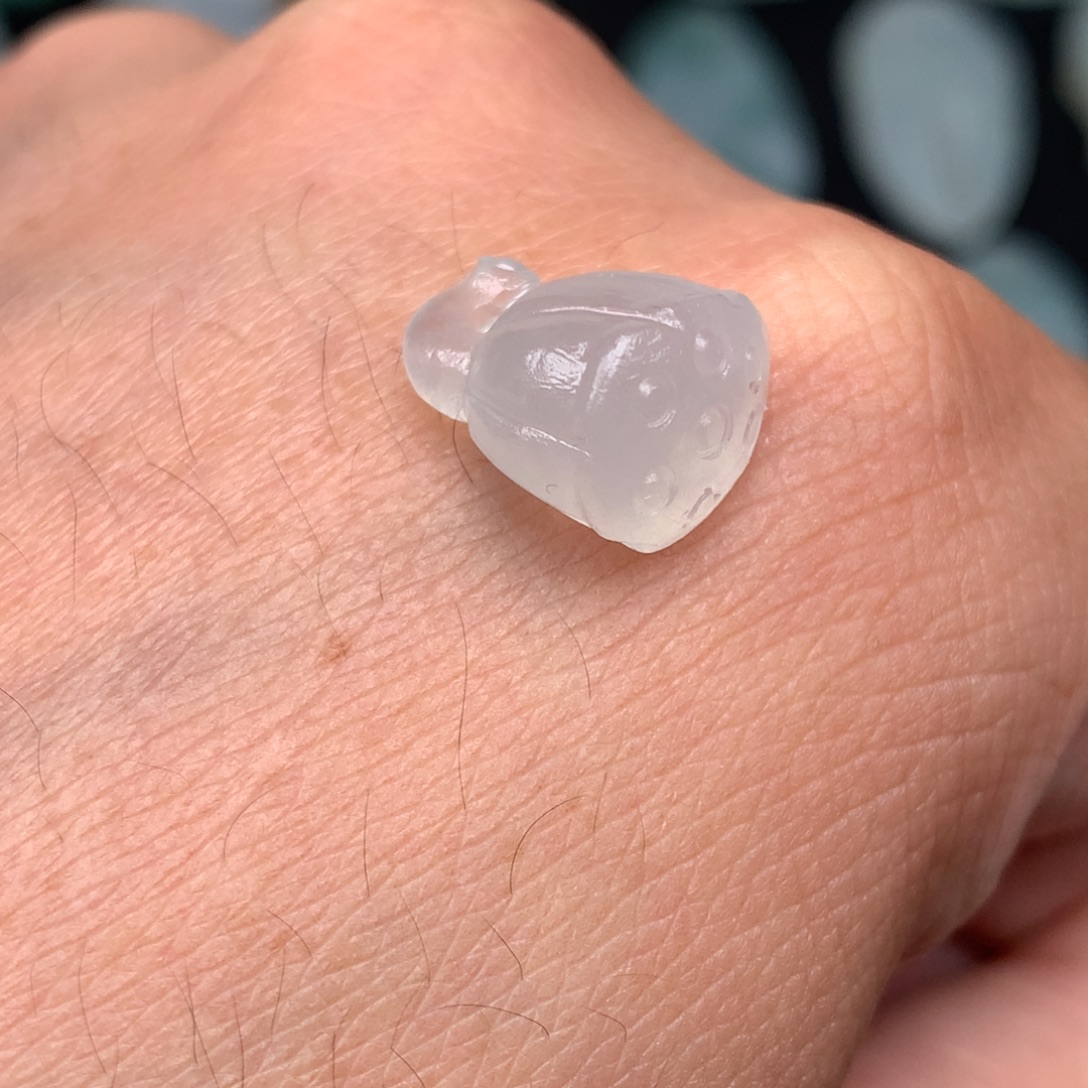 定制翡翠未镶嵌莲蓬