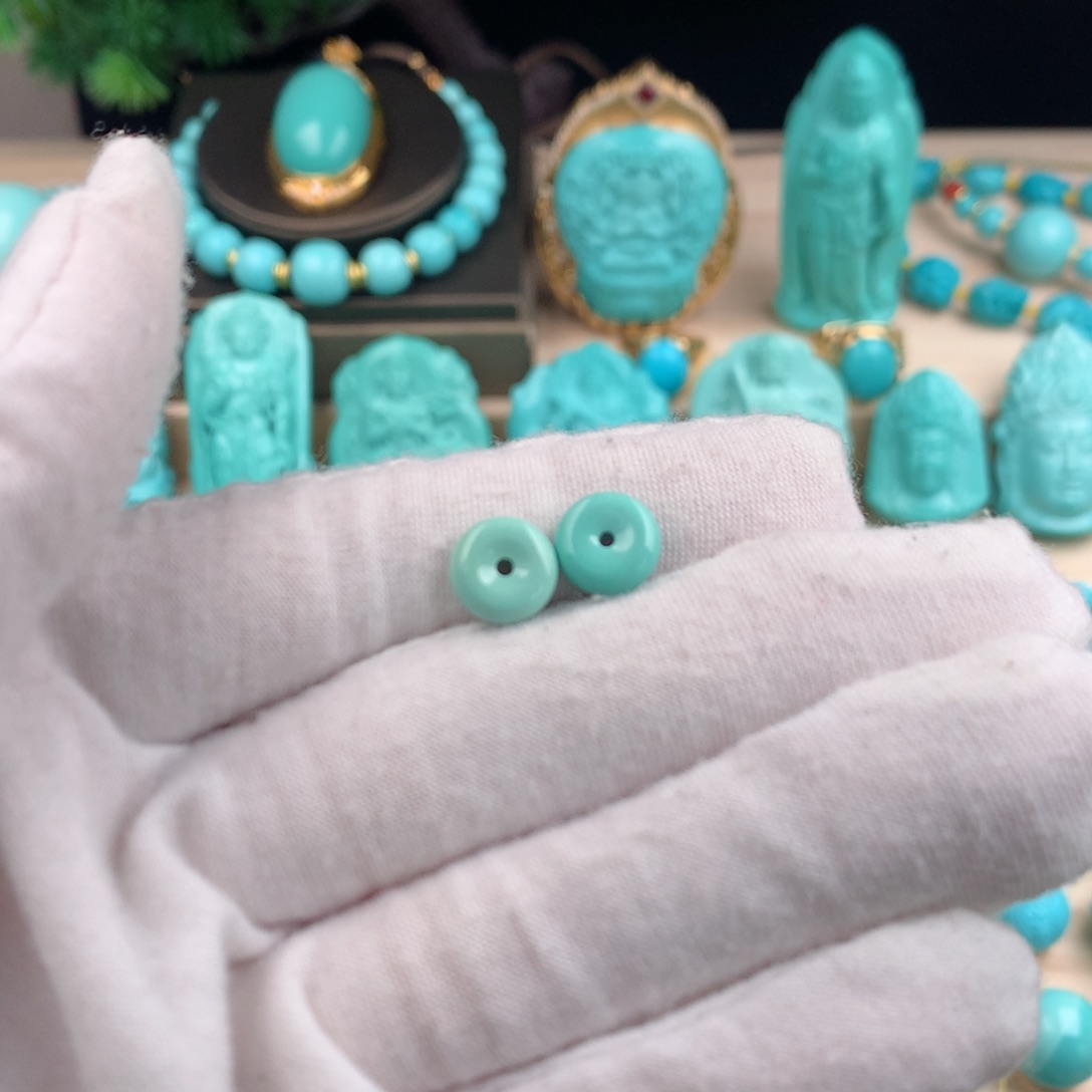 【闪购商品】绿松石珠宝半成品未镶嵌