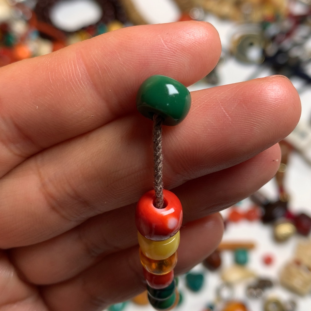 橄榄核手串/手链里**合小元素链接