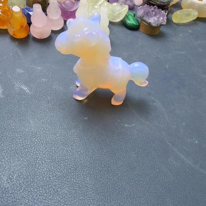 石材天然水晶摆件