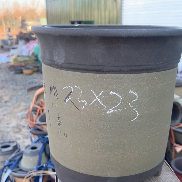 红陶紫砂兰花盆无暇