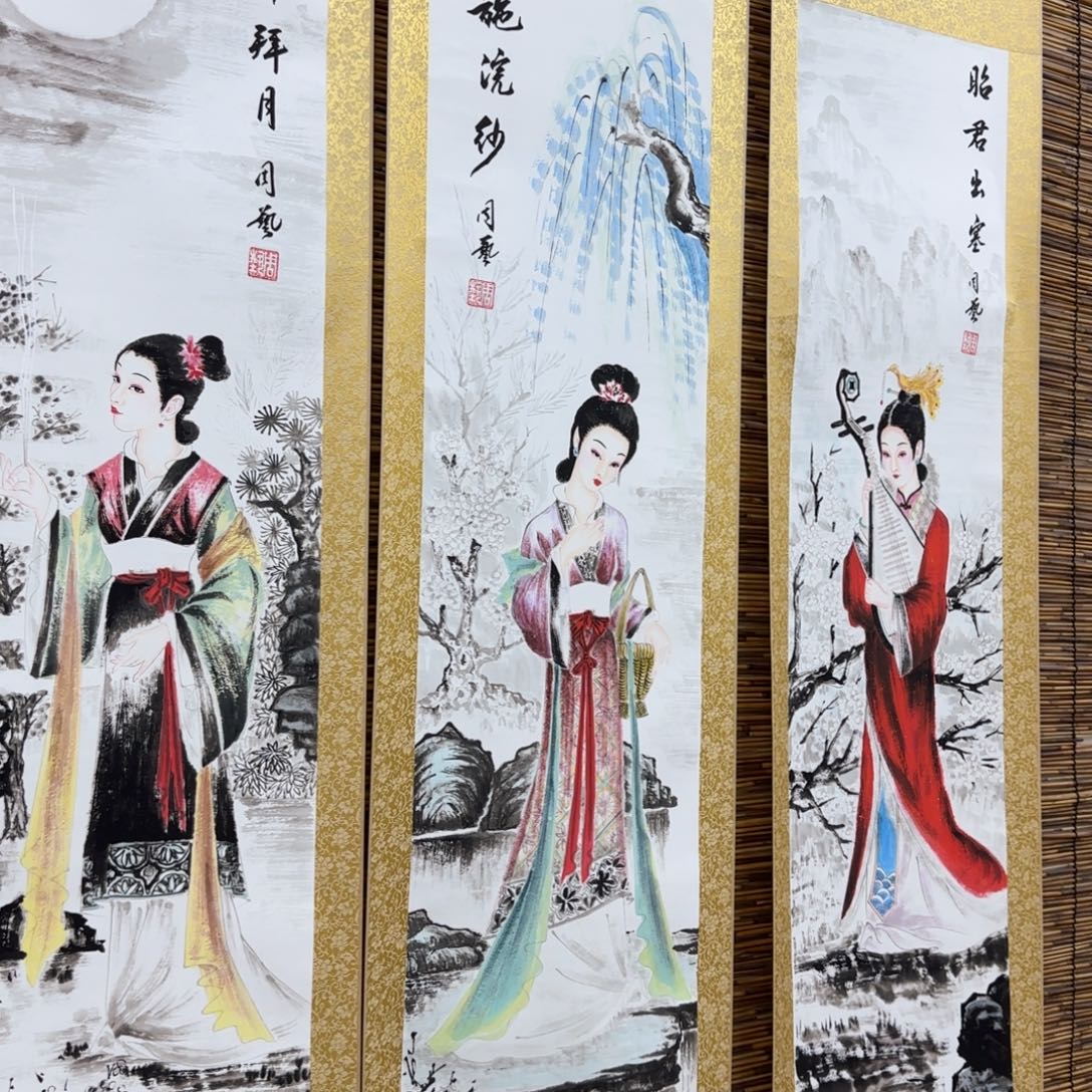 爱****QB四幅一套作品！带证书！只限一单 
