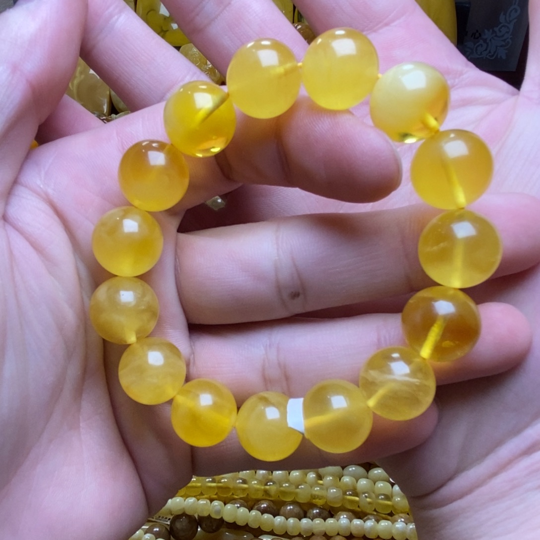 琥珀未镶嵌裸石蜜蜡