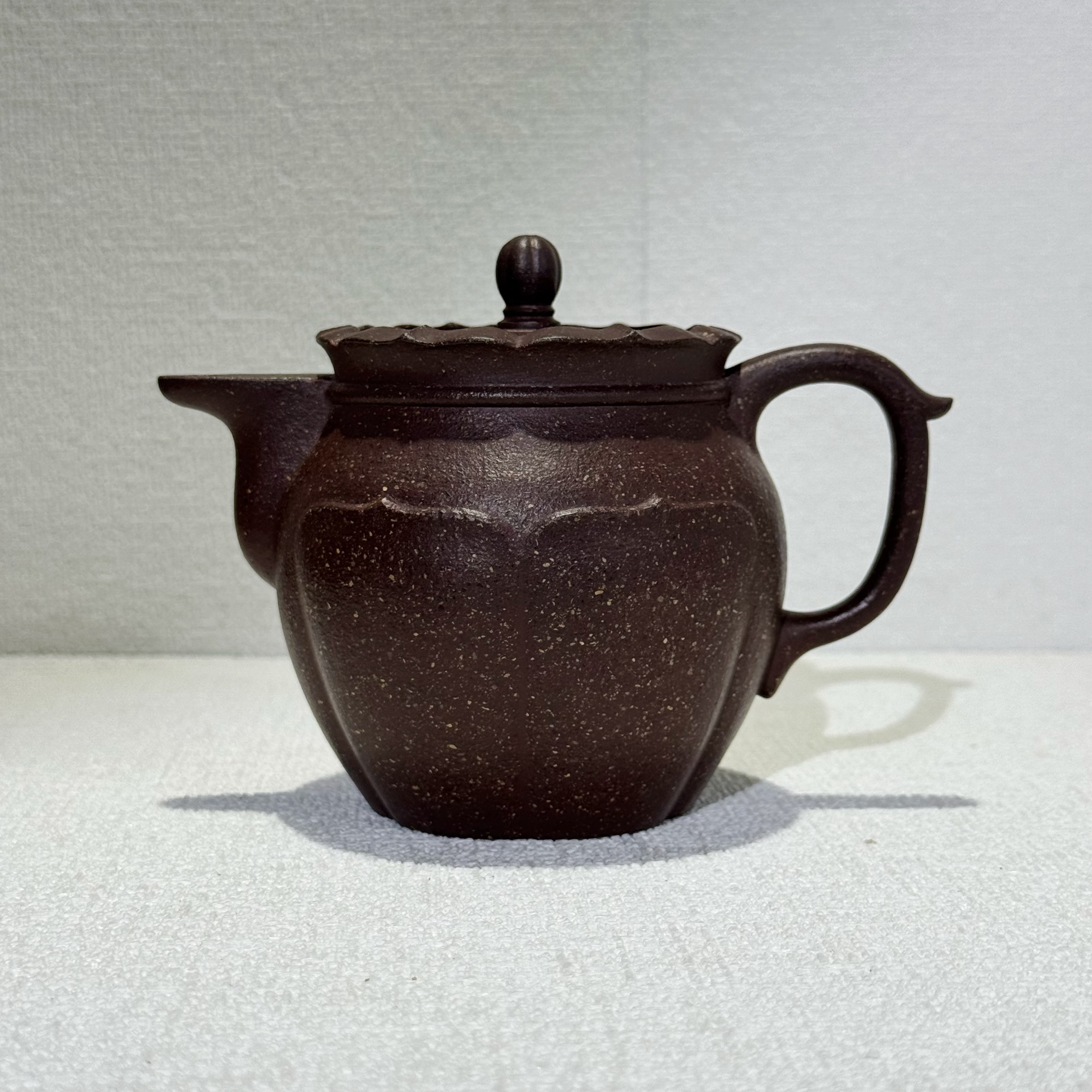 廣龍｜僧帽 宜兴紫砂 20目手工泥 熟栗紫泥 全手工