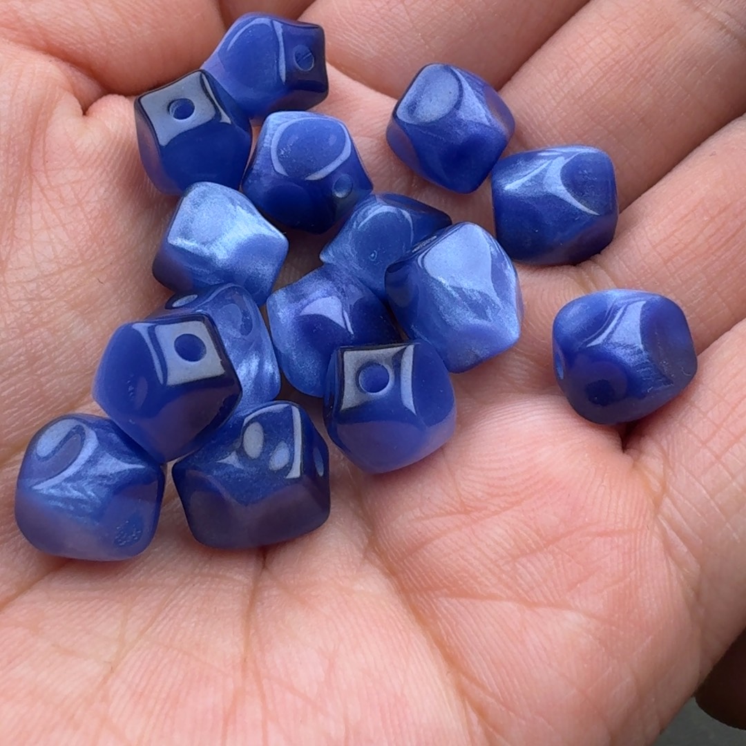 欧泊合金笔搁银河环海碎银一颗随机发10mm