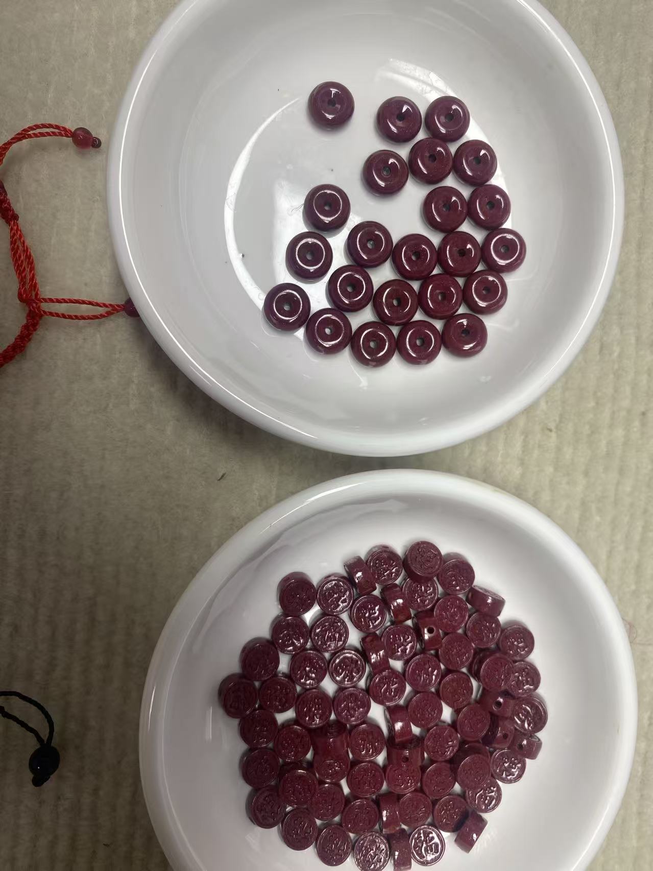 天然辰砂含辰砂朱砂紫金砂DIY手工编配件