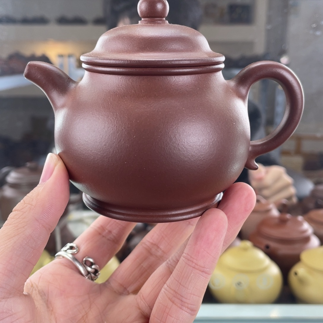 茶壶紫砂180cc红皮龙茶壶