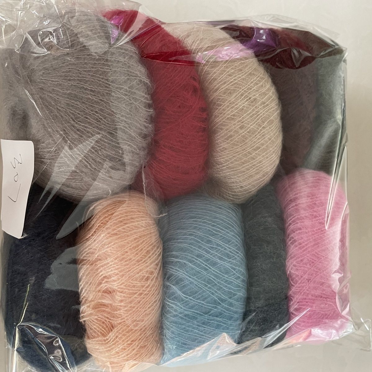 马海毛毛线手工编织处理尾货