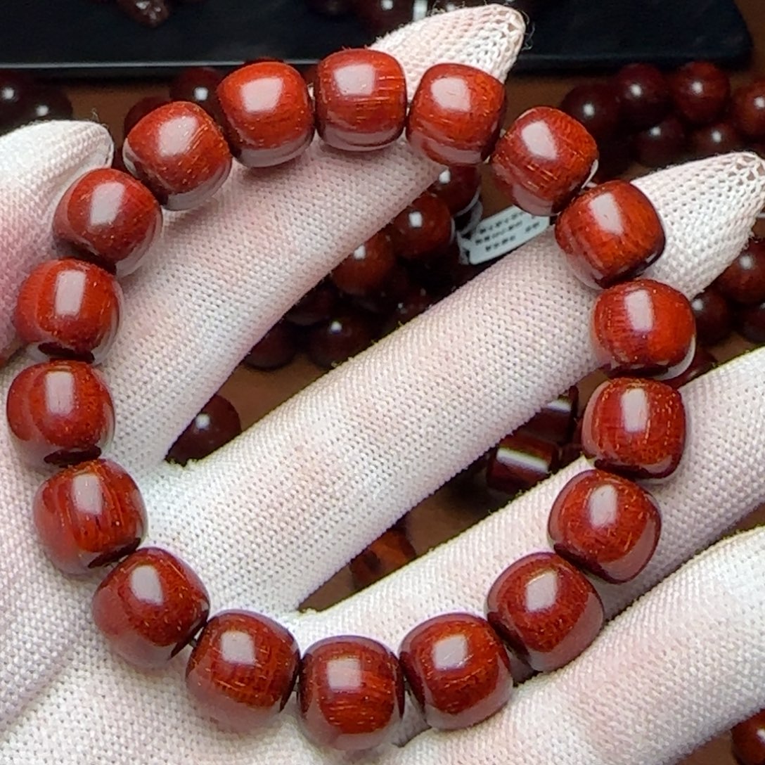 辻***弍小叶紫檀手串/手链原生态印度小叶紫檀12龙鳞琴