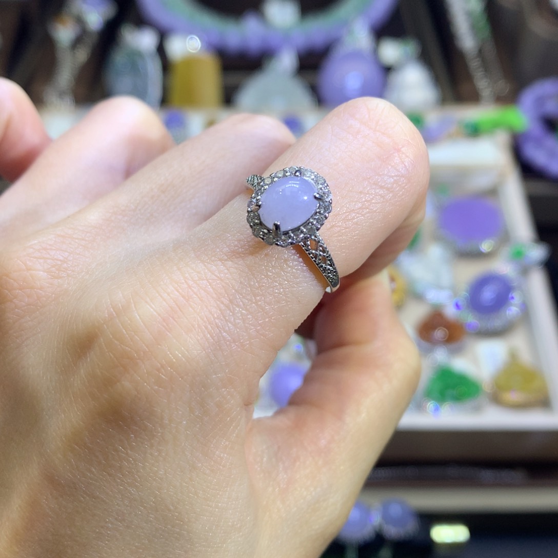 翡翠颈饰银S925镶嵌翡翠