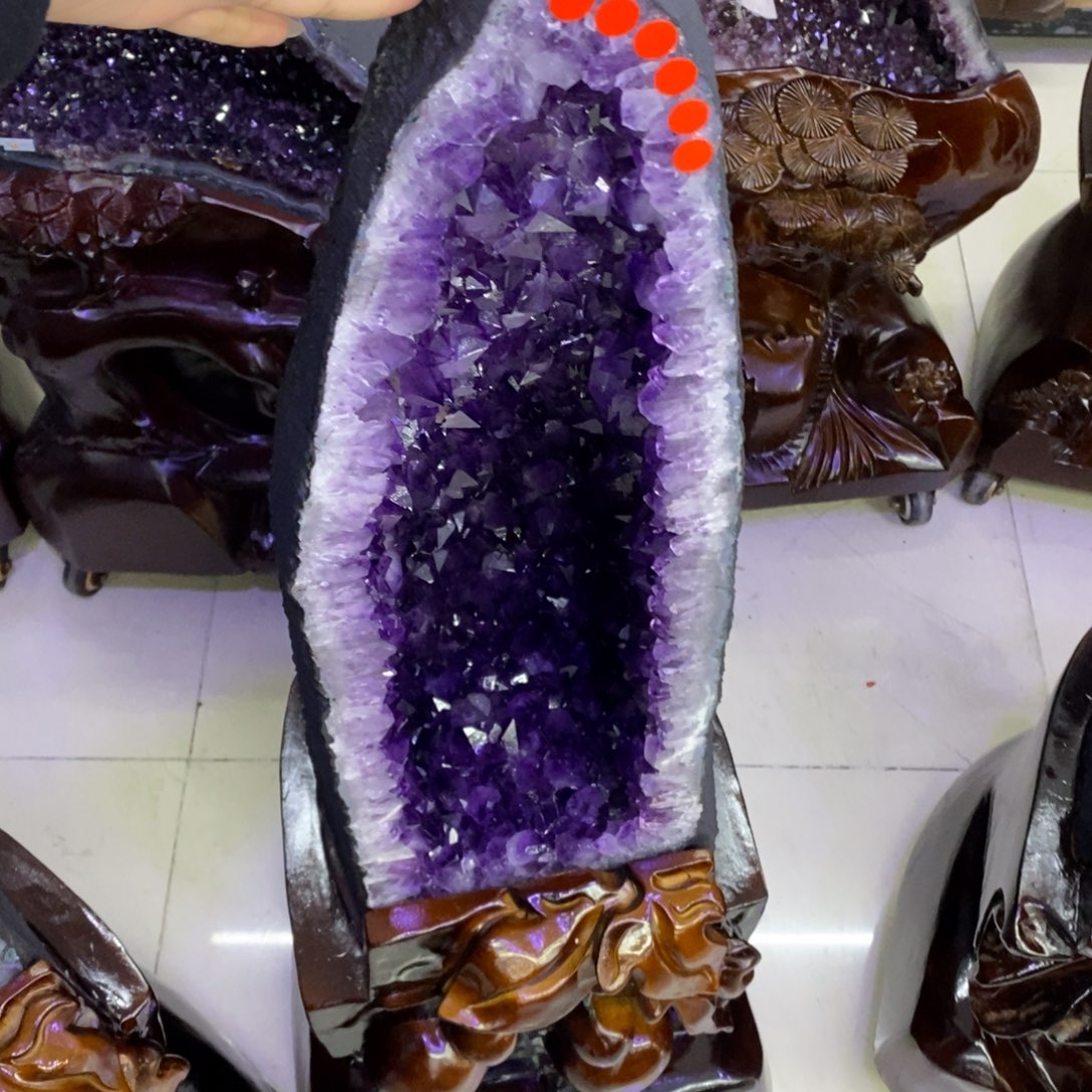 水晶摆件婷未镶嵌