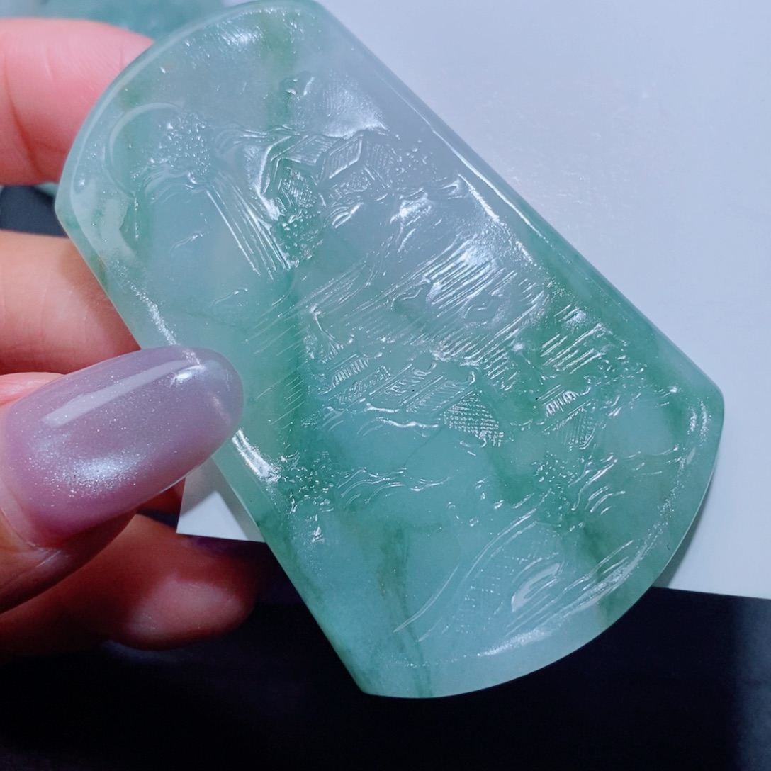 定制翡翠未镶嵌定制毛货翡翠挂件