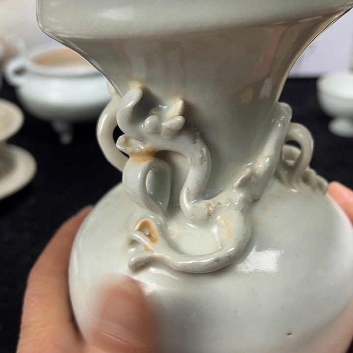 玉***心其他陶景德镇窑盘龙盘微瑕