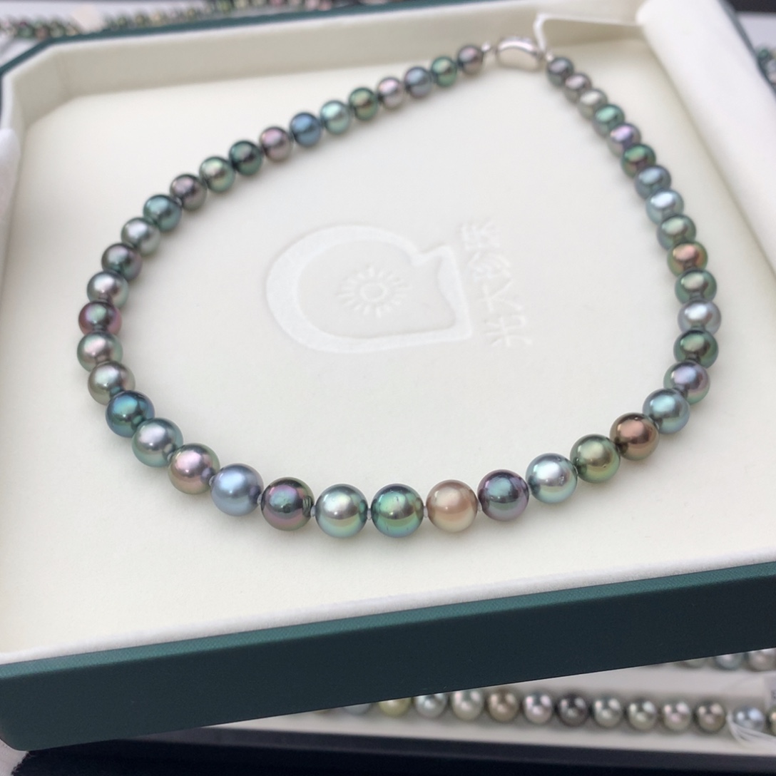 海水珍珠颈饰银S925镶嵌