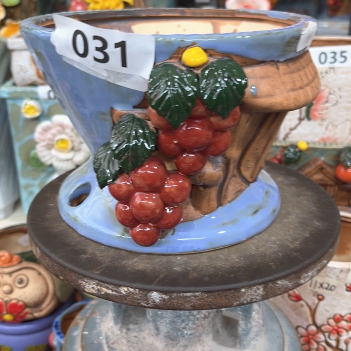 紫砂花盆粗陶材质多肉花盆