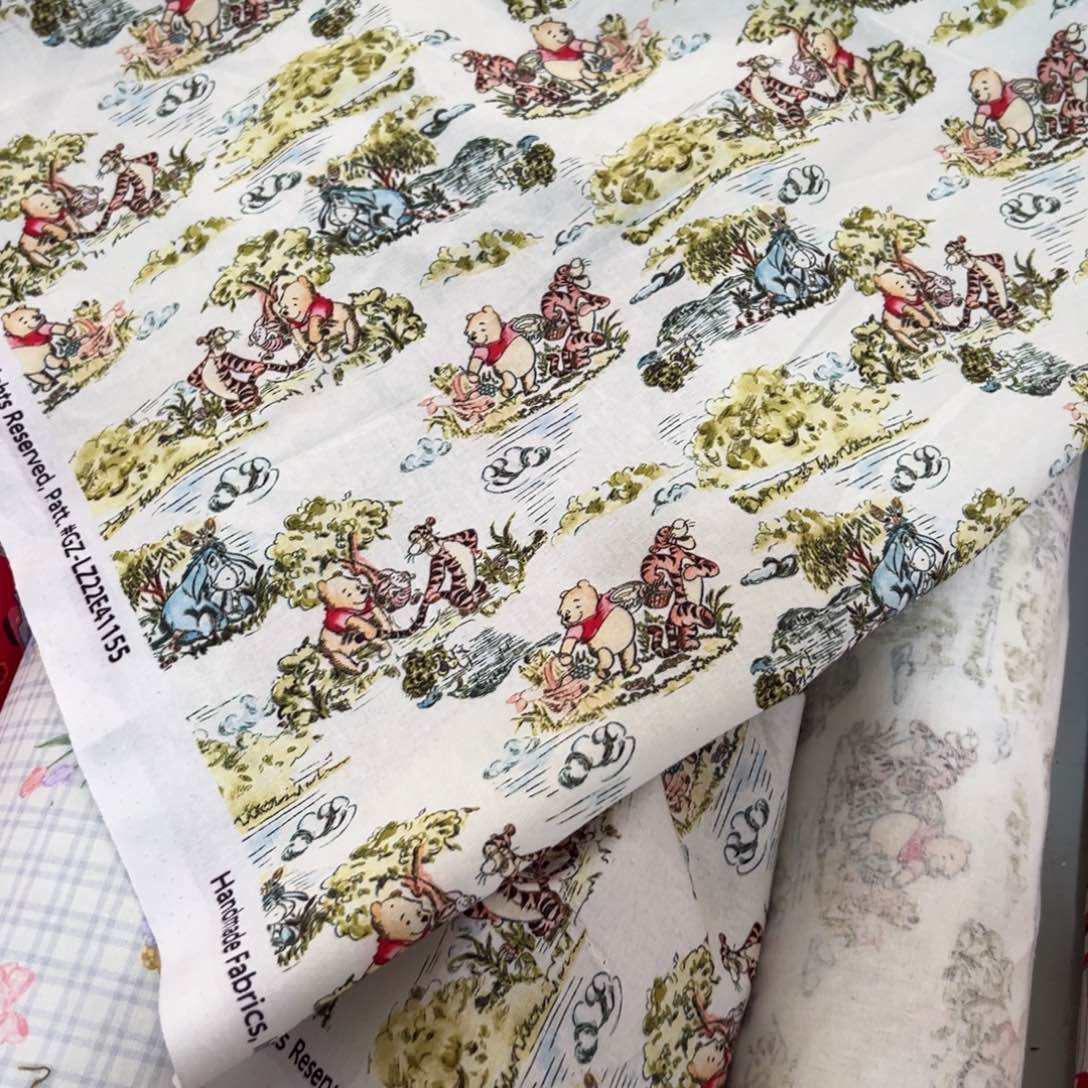 一米价纯棉平布1.1米宽果子布艺地卷