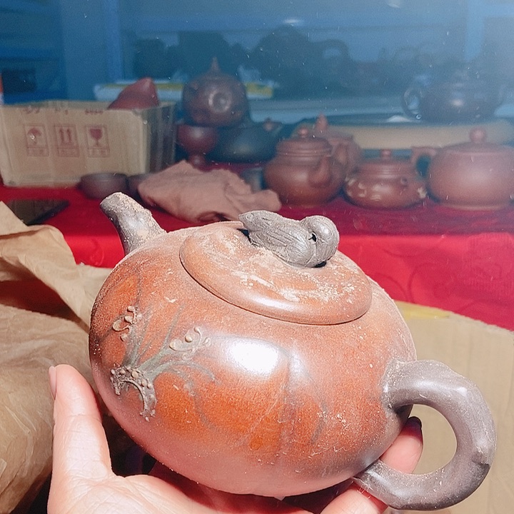 紫砂茶杯宜兴紫砂全手工制作