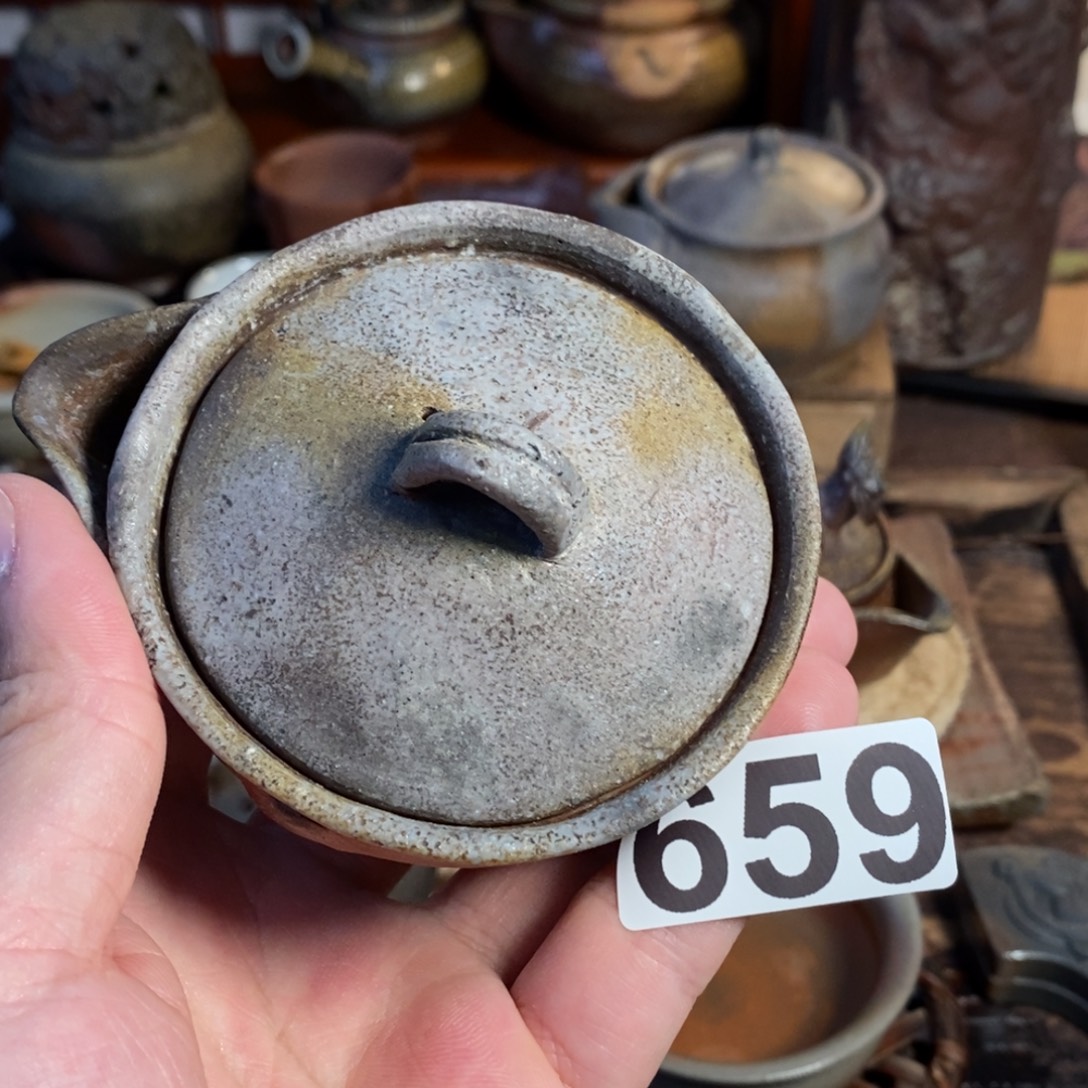 守***者备前烧柴烧茶具全品备前老宝瓶