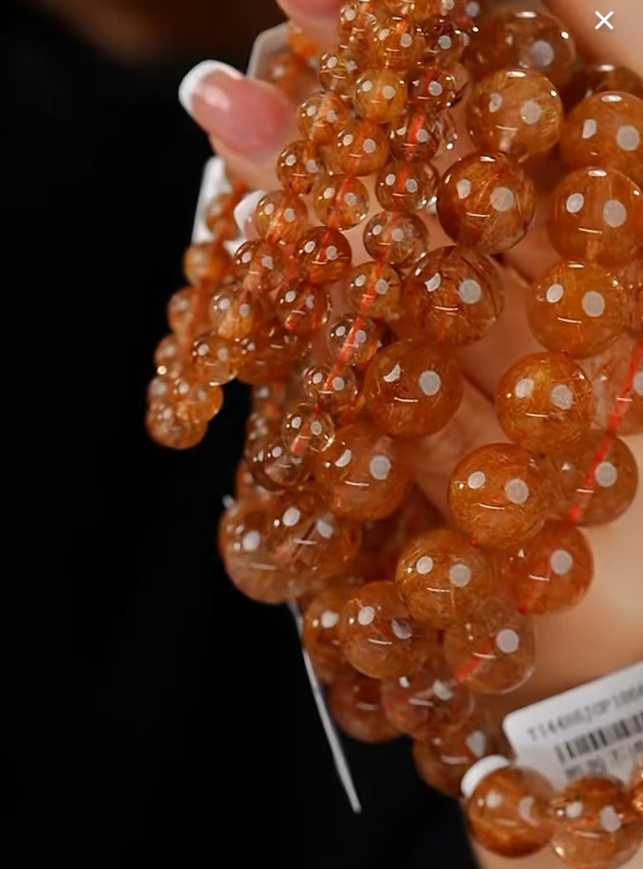 【初见珠宝】铜发晶手串13-2C409X53【多样性发一件】