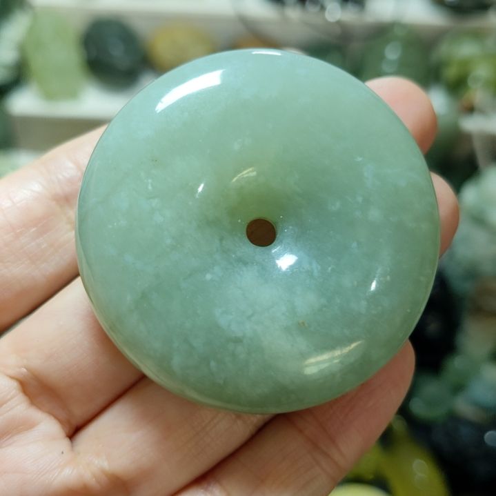 岫玉平安扣未镶嵌