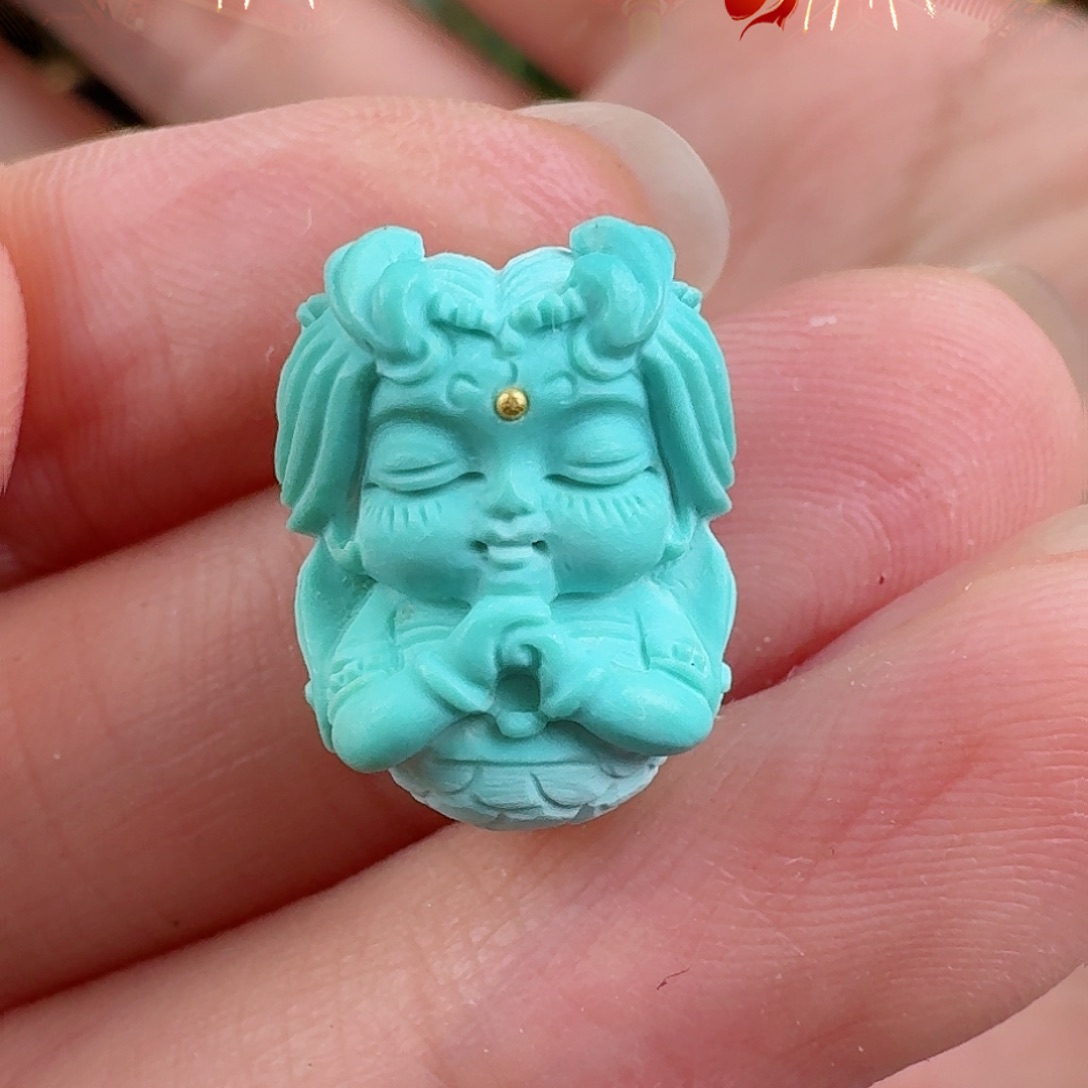 绿松石珠宝奇石未镶嵌