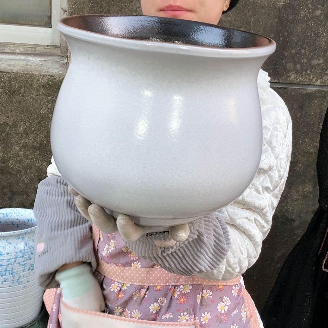 紫砂花盆正品口25高22