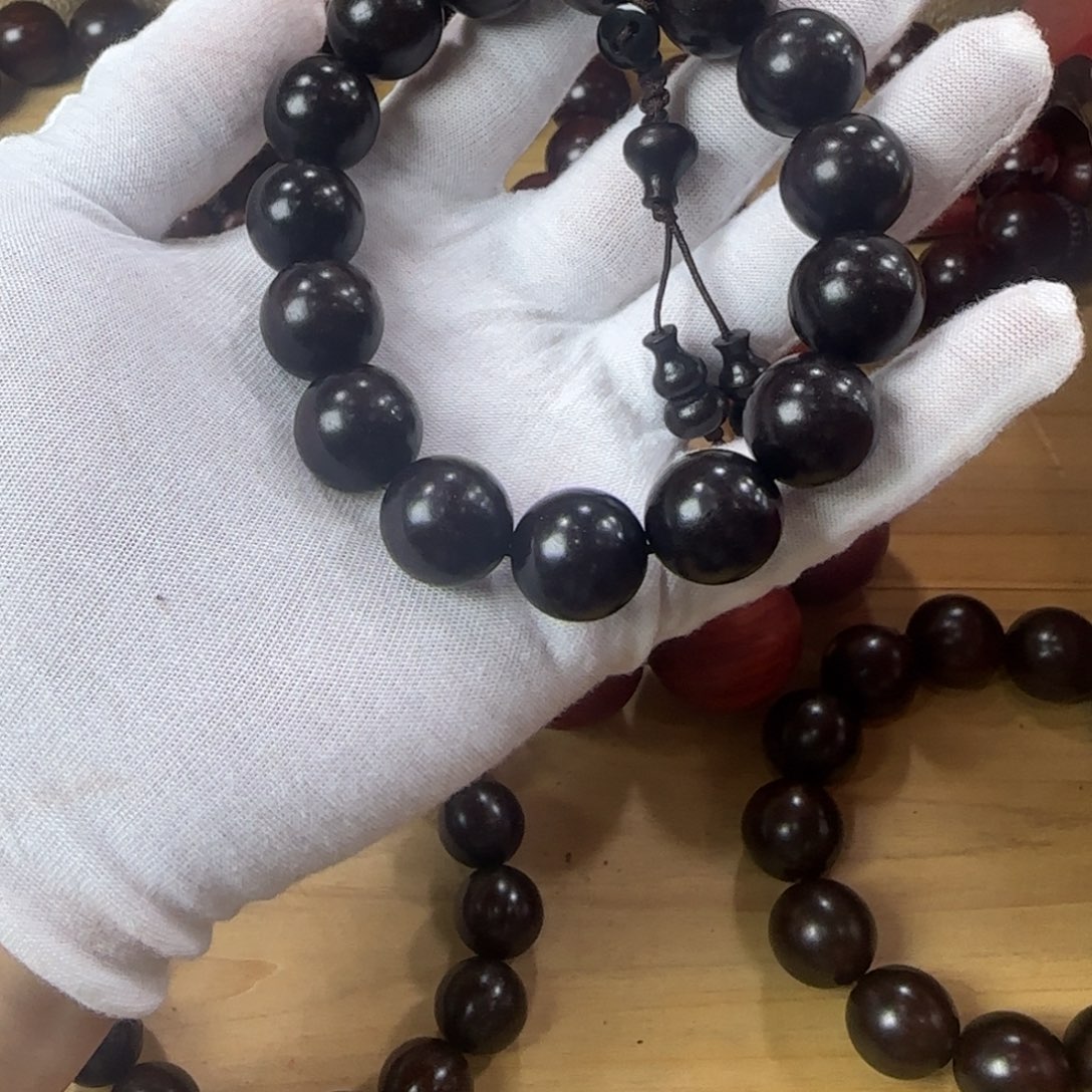 木小叶紫檀佛珠手串1.5