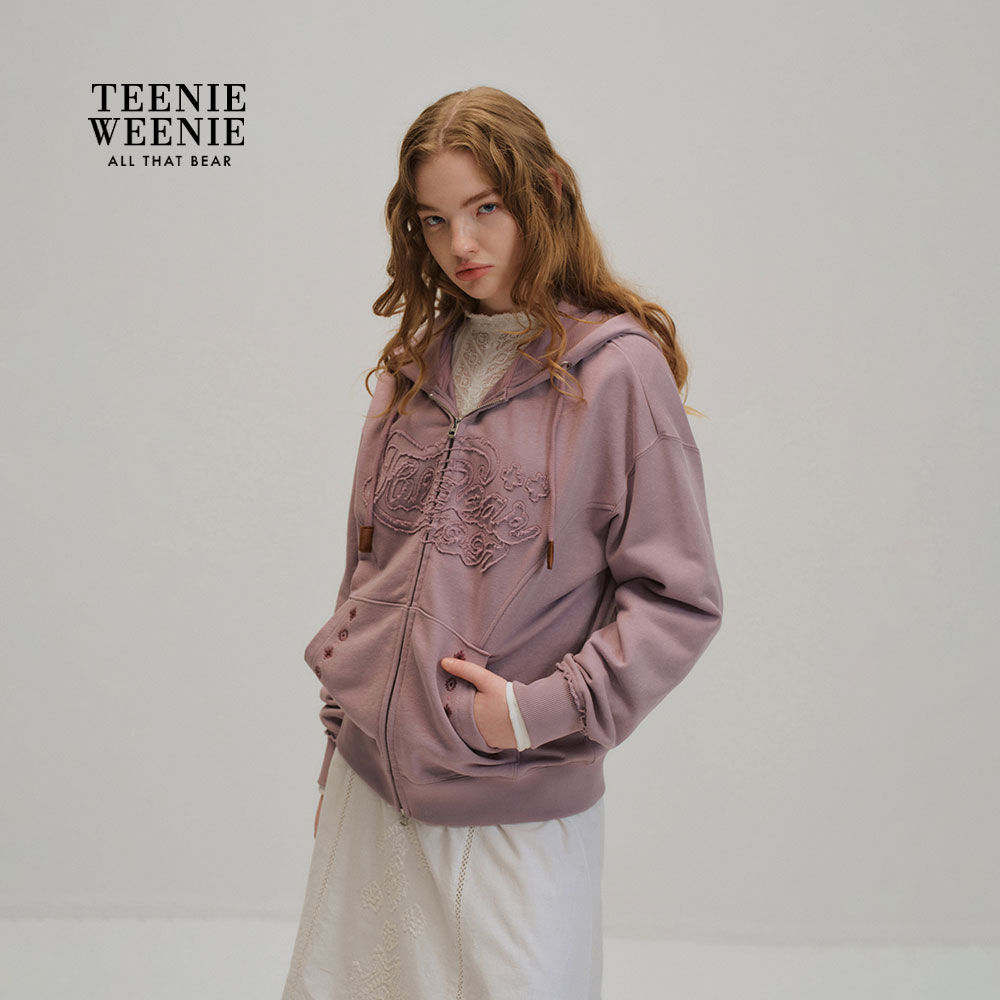*TeenieWeenie小熊卫衣26年春休闲时尚宽松感连帽开衫TTMZ2651CCB