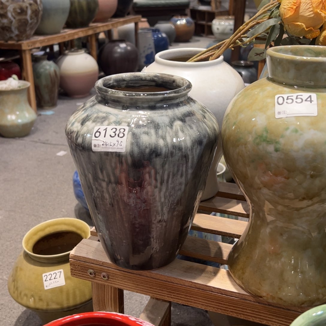 瓷片6138高24.5口9.5默认无孔