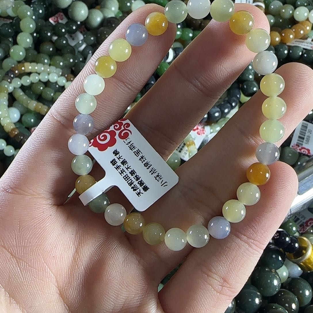 和田玉手链未镶嵌176