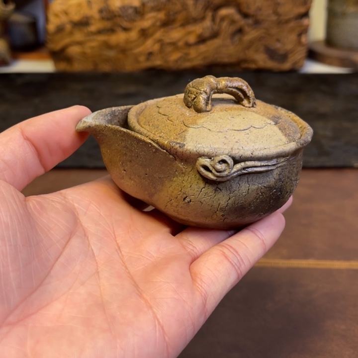 备前烧作品备前烧作品平川正二，嘴修