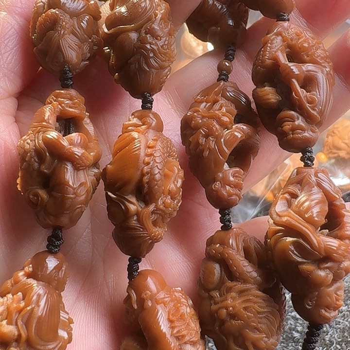 橄榄核吊坠橄榄与龙罗汉