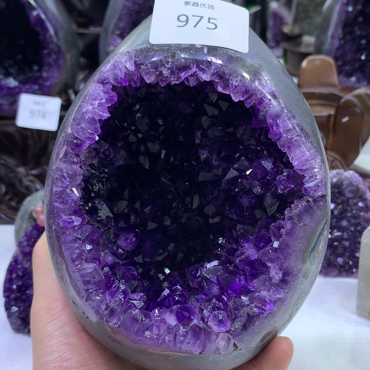 水晶紫水晶未镶嵌975尺寸18/14