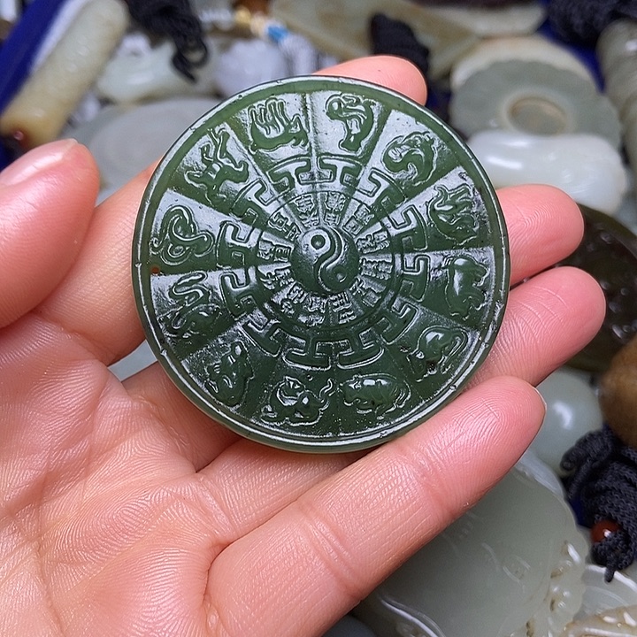 吊坠(不含链)未镶嵌和田玉用****8