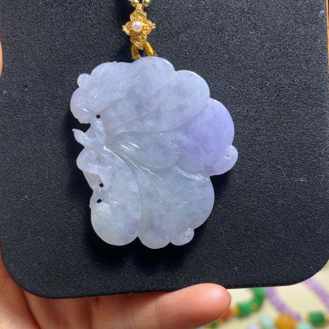 翡翠未镶嵌颈饰天然翡翠