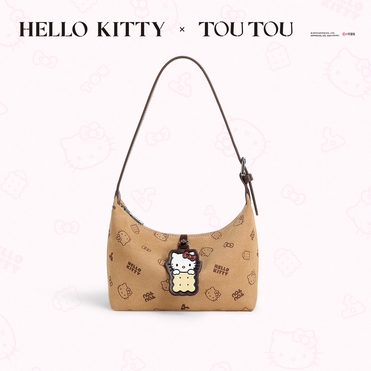 新年礼物TOUTOUhellokitty凯蒂猫焦糖饼干腋下包可爱斜挎包女