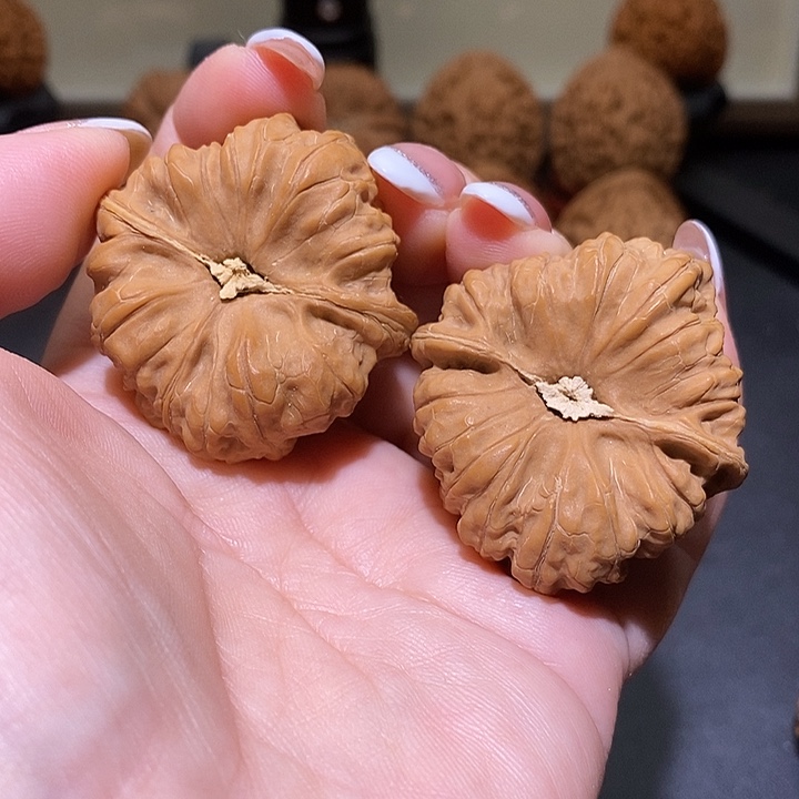 把件文玩核桃42金蟾聚宝盆