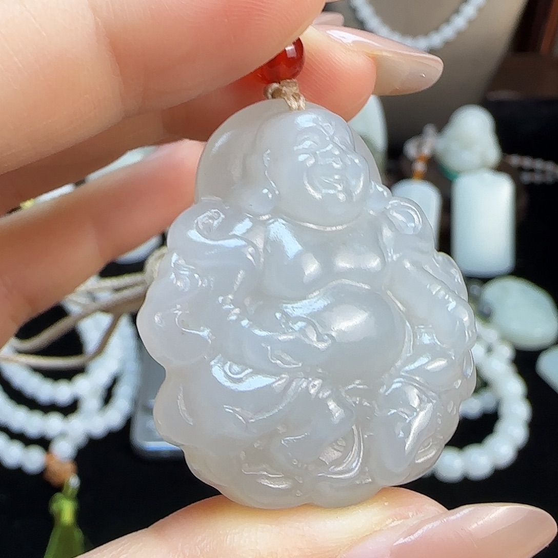 和田玉未镶嵌颈饰定制发货