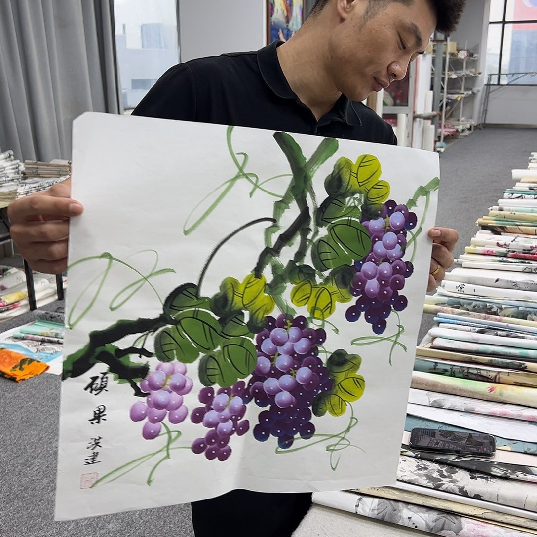 国画纯手绘字画宣纸