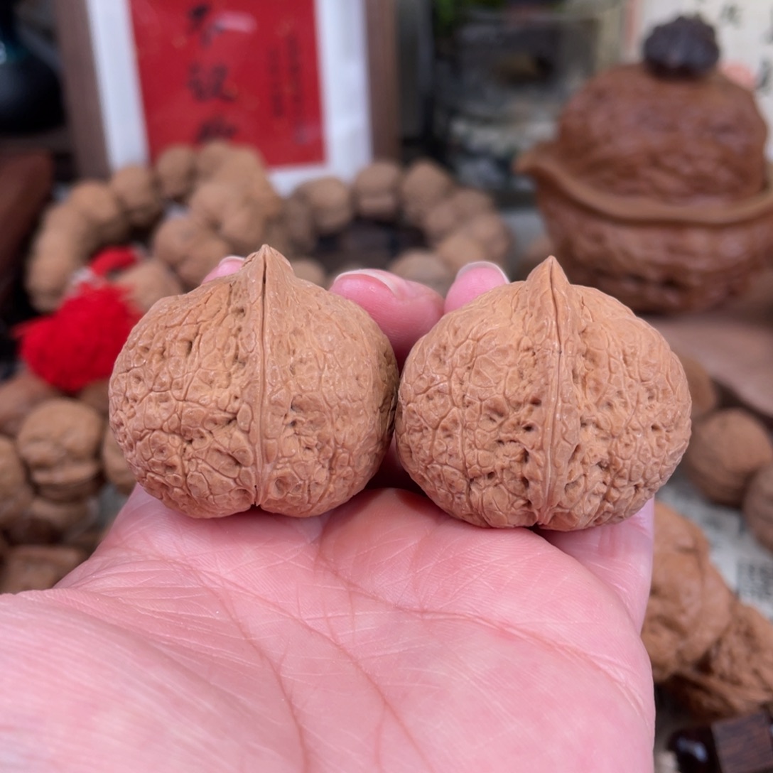 文玩核桃把件小鼻烟壶38