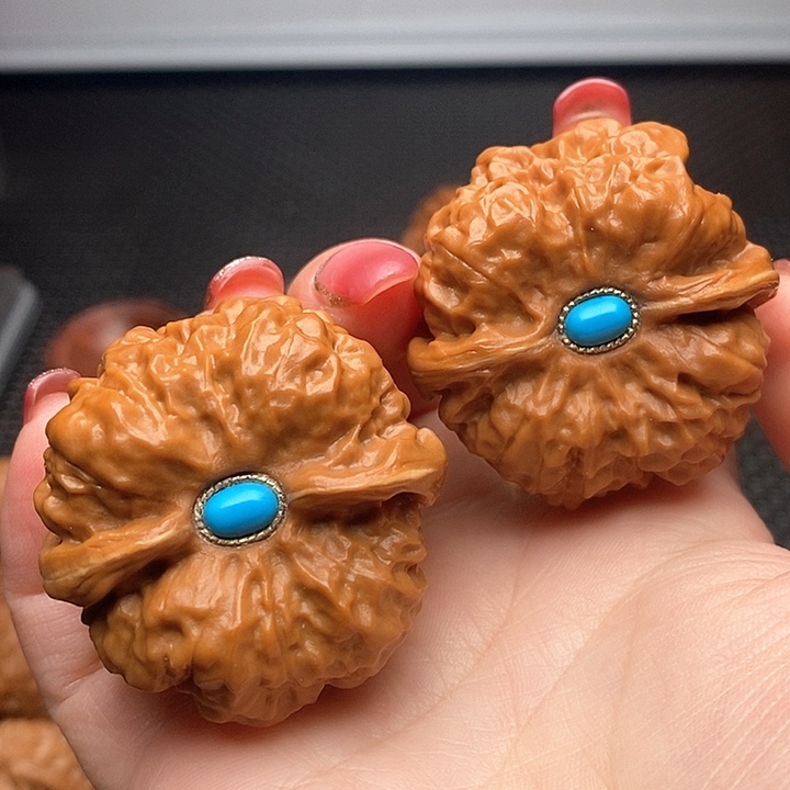 文玩核桃把件用****9蛙蛙