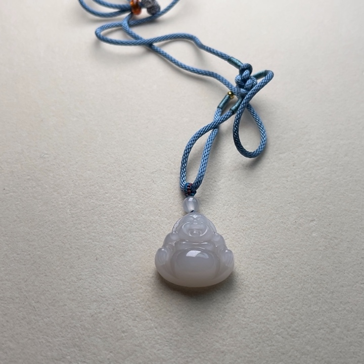 和田玉颈饰未镶嵌胖*