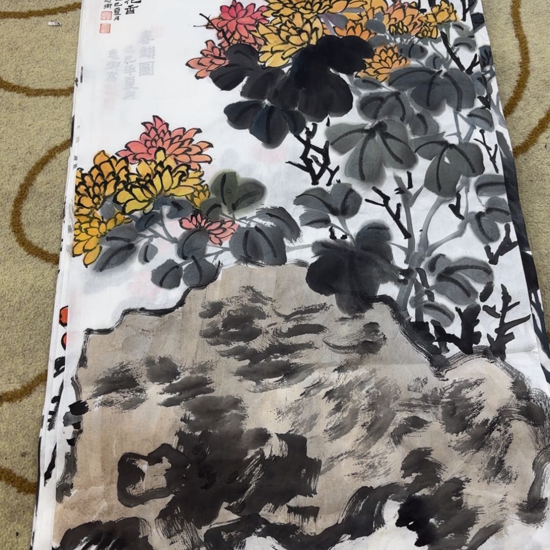 国画国画老师作品刘