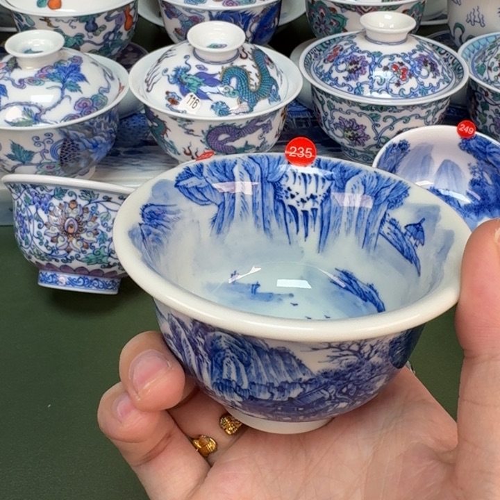 大帅景德镇手工手绘茶具235