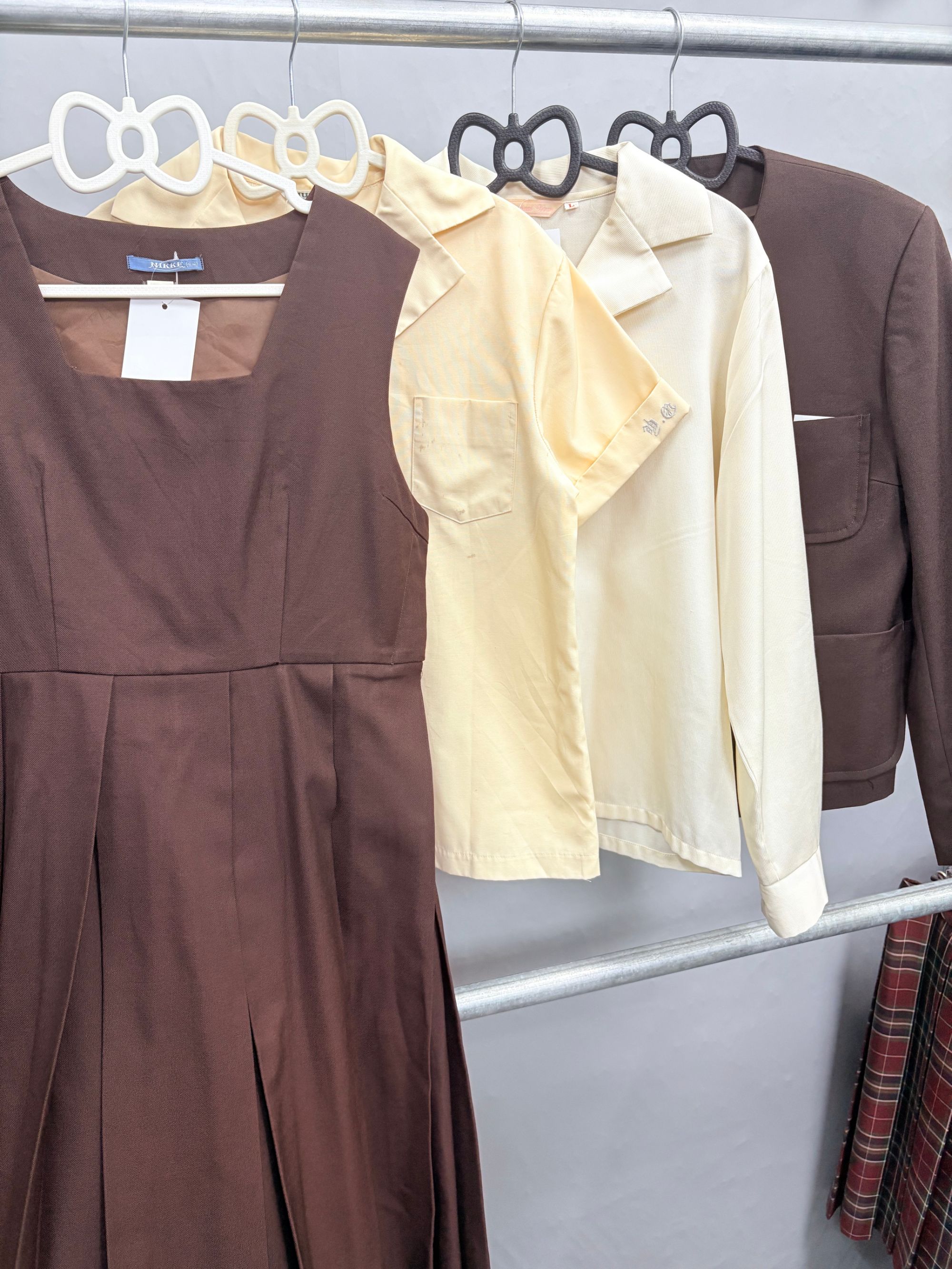 中古日制校供JK学院风学生百褶裙短裙