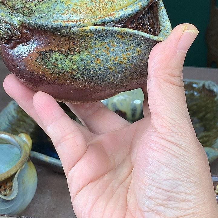 紫砂柴烧纯自然柴烧