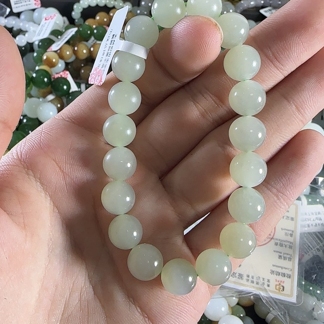 和田玉手链未镶嵌77